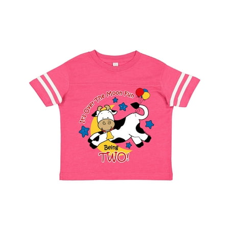 

Inktastic Cow over Moon 2nd Birthday Gift Toddler Boy or Toddler Girl T-Shirt