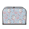 thumbnail image 2 of Fotbe Summer Cute Unicorns for Four Slice Toaster Cover, Fingerprint Protector, Super Soft Appliance Cover And Dust Cover,Bread Dust Cover & Fingerprint Protection, 2 of 7