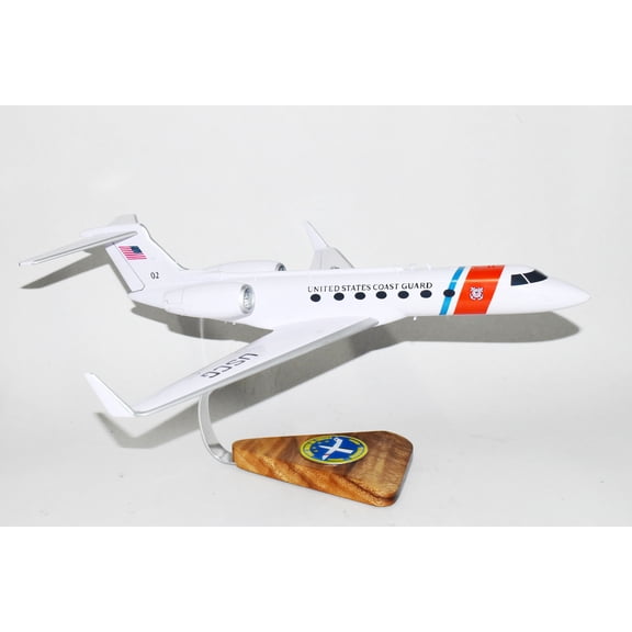 Coast Guard Station Washington C-37 Model, Gulfstream, 18", Mahogany Scale Model