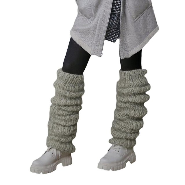 Calentadores de piernas de Mohair YONGSHENG calcetines largos invierno para mujer