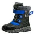 thumbnail image 1 of PEASKJP Kids Snow Boots Waterproof Slip Resistant Cold Weather Shoes, Gray 33, 1 of 5