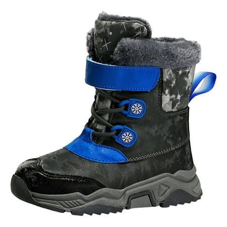 

FhsagQ Girls Sneakers Size 10.5 Children Shoes Thick Sole Plus Velvet Thickening Snow Boots Fashionable Boys and Girls Outdoor Snow Boots Girls Shoes Size 5.5 Big Girls Grey 30
