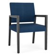 thumbnail image 1 of Pemberly Row Waiting Reception Guest Chair Wood Frame in Blue, 1 of 5