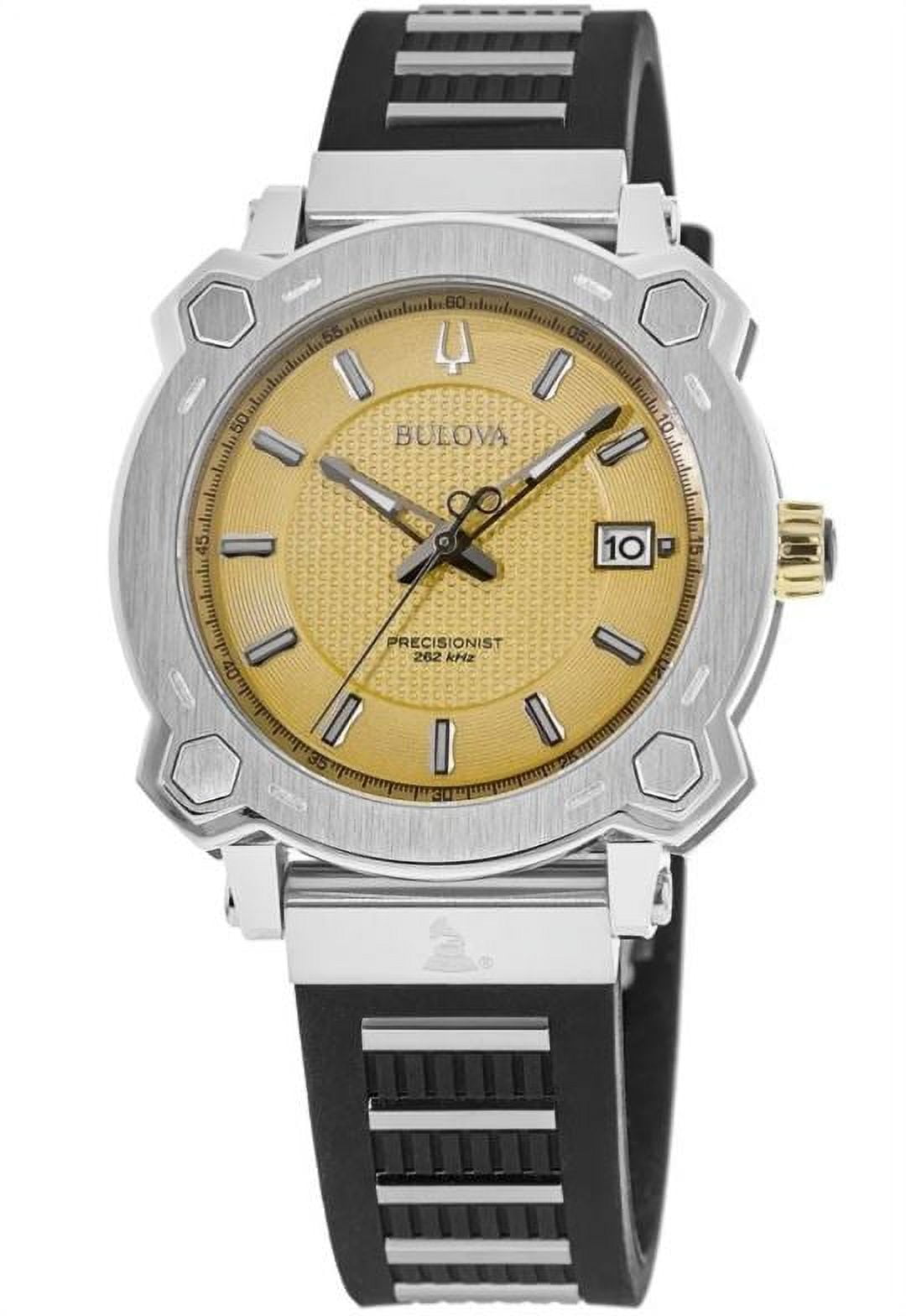 Bulova Special Edition 2017 Grammy Award Yellow Dial Rubber Strap Men's Watch 98B339