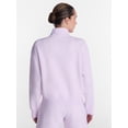thumbnail image 4 of Athletic Works Women's Cropped Fleece Bomber Jacket with Long Sleeves, Sizes XS-XXL, 4 of 7