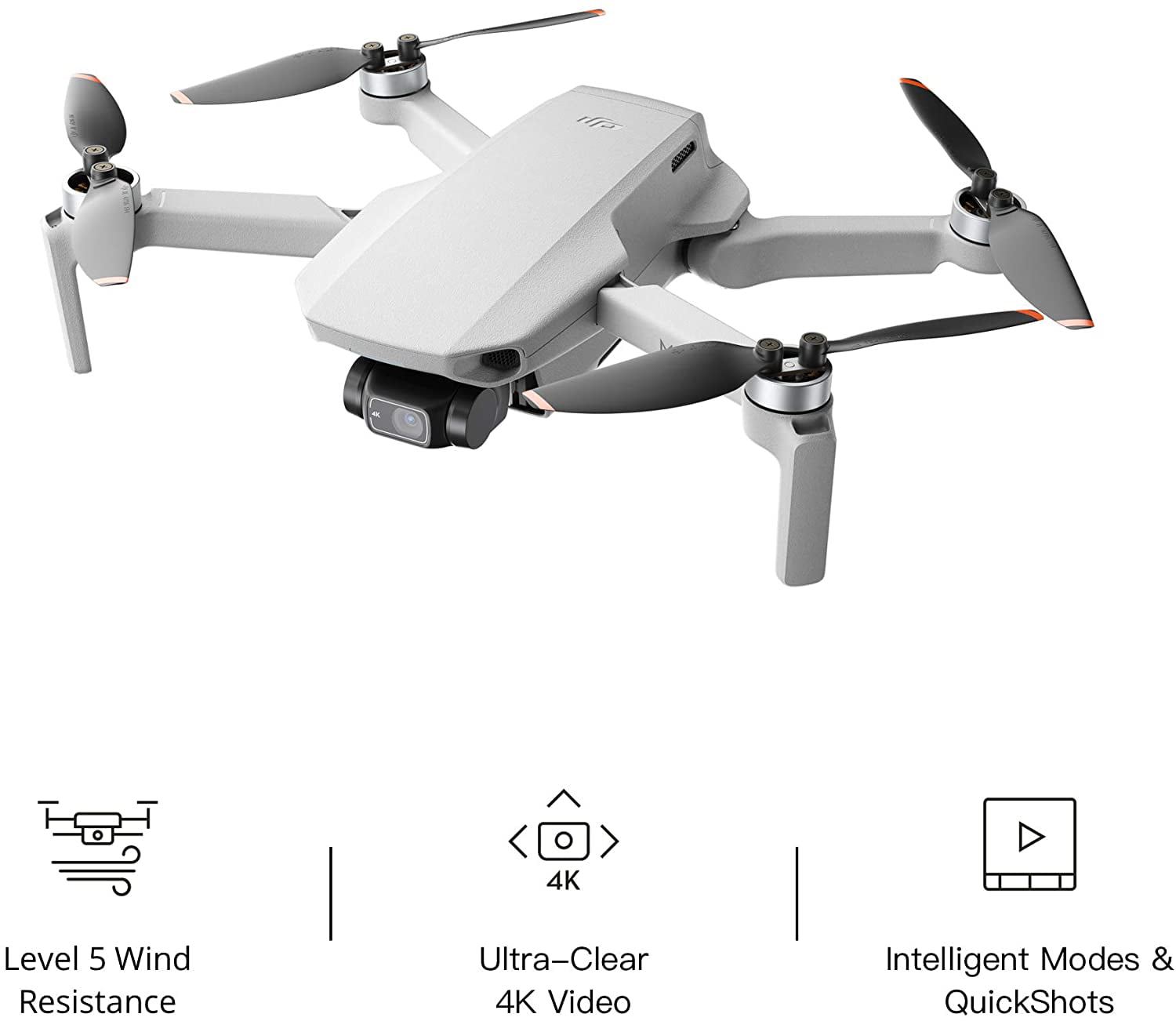 DJI Mini 2 – Ultralight and Foldable Drone Quadcopter, 3-Axis Gimbal with  4K Camera, 12MP Photo, 31 Mins Flight Time, OcuSync 2.0 10km HD Video 