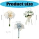 thumbnail image 4 of Artificial Rose Wedding Bouquet Modern Artificial Flower Bunch Party Flowers Cluster for Wedding Celebration Bridesmaids Bouquet Artificial,B, 4 of 6