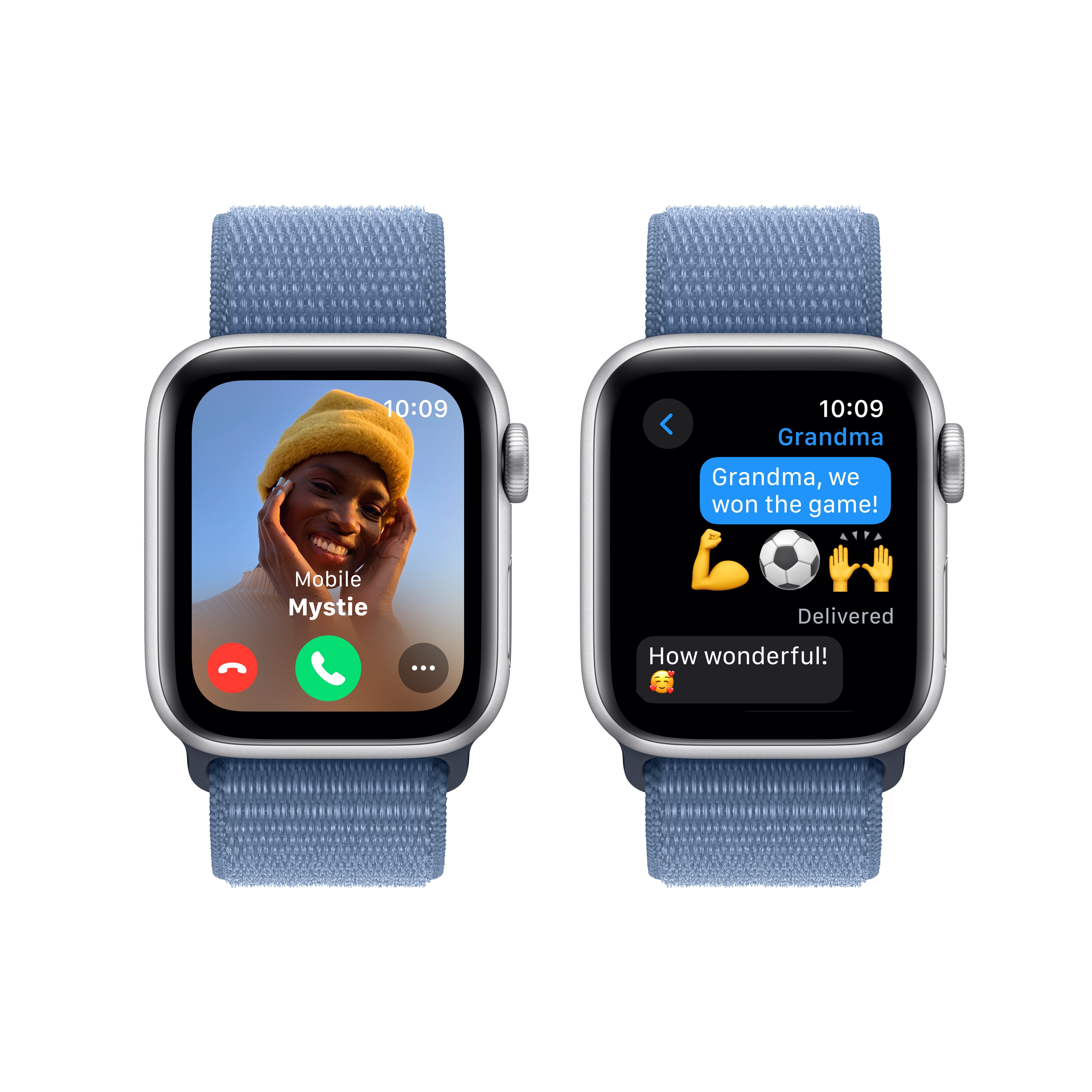 Apple Watch SE (2023) 40mm Case Midnight with Aluminum Cellular Loop Midnight Sport + GPS