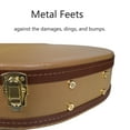thumbnail image 5 of Crossrock Deluxe Super Jumbo & Similar Acoustic Guitar Arch Top Wood Hard Case, 5 of 7