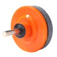 thumbnail image 2 of Cabezal De Pulido Para Cortacésped Taladro afilador universal para cortacésped, afilador de hoja más rápido para jardín (naranja), 2 of 6