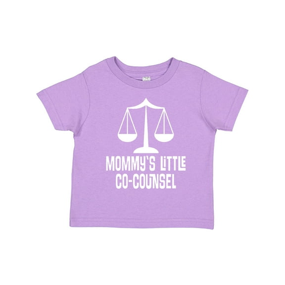Inktastic Lawyer Mommy Little Co Counsel Boys or Girls Toddler T-Shirt
