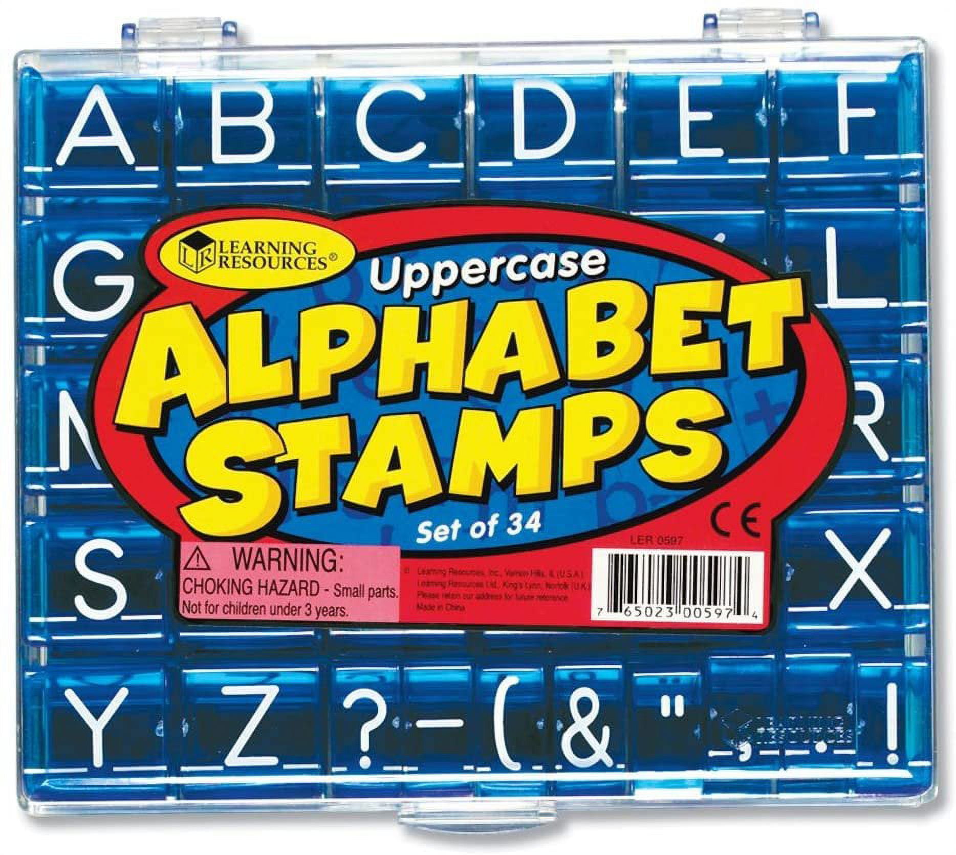 Uppercase Alphabet & Punctuation Stamps