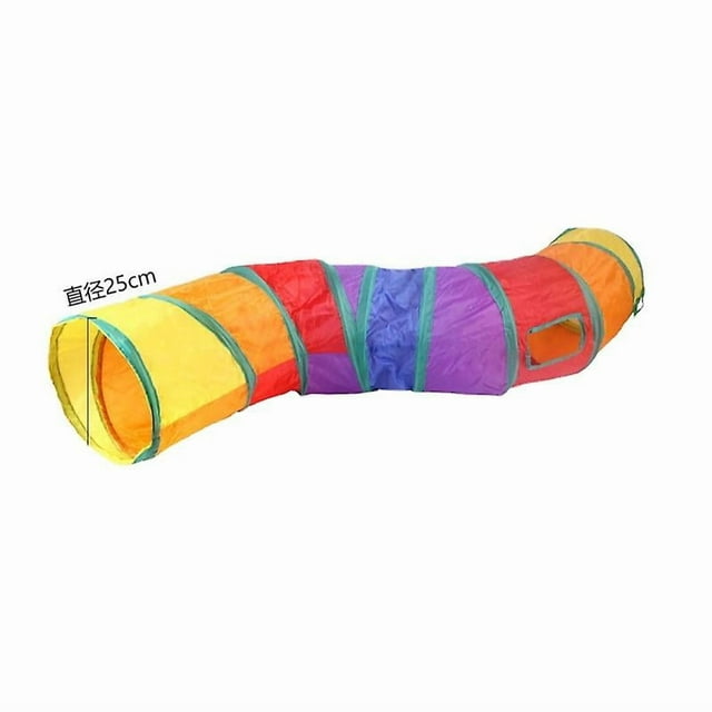 Rabbit Toys Tunnel Pet Toys Small Animal Activity Tunnels Rabbit Tubes Play Games Dwarf Rabbit Guinea Pigs Foldable Crinkle