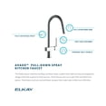 thumbnail image 2 of Elkay LKAV1031NK Elkay Avado Single Hole Kitchen Faucet with Pull-down Spray and Lever Handle Brushed Nickel, 2 of 2