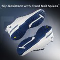 thumbnail image 2 of FitVille Wide Golf Shoes Men Professional Golf Shoes with Spikes, Water Resistant Arch Support, 2 of 7