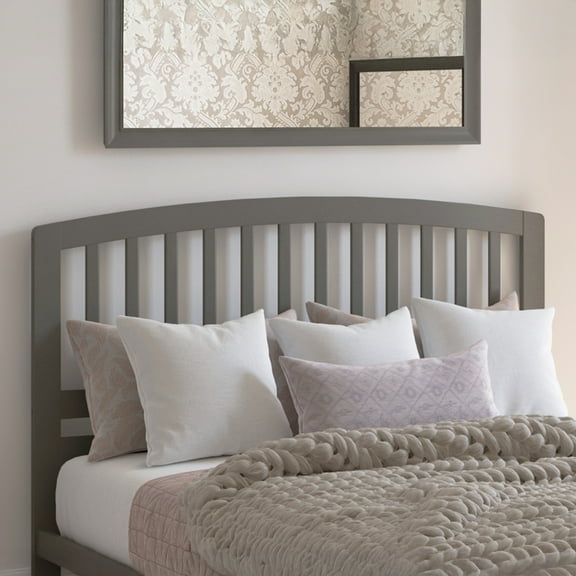 AFI Richmond Queen Solid Wood Headboard, Grey