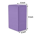 thumbnail image 2 of Muka 4 Pack Black Yoga Blocks 4x6x10 Inch, High Density EVA Foam Yoga Brick for Meditation, Pilates, 2 of 8