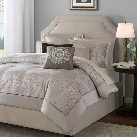 Home Essence Madeline 6-Piece Duvet Cover Set, Tan