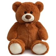 HollyHOME Giant Teddy Bear Big Plush Stuffed Animal Soft Cuddly Toy Gift for Girlfriend Kids Valentines Day 36 Inch Brown