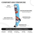 thumbnail image 4 of Picia Sushi Salmon Surfing Printed Sports Compression Socks - 15-20mmHg Graduated Compression, High-Performance Soft and Breathable Socks for Men and Women, 4 of 5