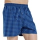 thumbnail image 4 of Jumpingount Ropa interior de hombre Bóxer tejido Pantalones cortos masculinos Suavidad transpirable al tacto Comodidad Ropa de dormir lavable Ropa interior Azul XXXL Jumpingount AP018635-15, 4 of 6