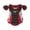 Black-Red, variant on Mizuno Samurai Youth Baseball Chest Protector 14"