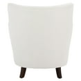 thumbnail image 5 of Safavieh Levin Traditional Wood and Fabric Dining Arm Chairs, White, 5 of 6