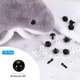 thumbnail image 2 of Ojos de seguridad Uxcell de 10 mm, 20 piezas de plástico para manualidades, negro, 2 of 6