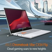 ASUS Chromebook Plus Touchscreen Laptop Flip 2-in-1 - 14 WUXGA Touch 144Hz, Intel Core i5-1235U, 8GB RAM| 512GB SSD, Backlit Keyboard, Stylus Pen, Gaming Chromebook Tablet