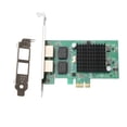 thumbnail image 1 of Tarjeta controladora de red Gigabit Ethernet PCI E 10/100/1000Mbps Rj45 X2 Tarjeta de interfaz de red de servidor dual de 2 puertos AweSitey EL011556-00, 1 of 4