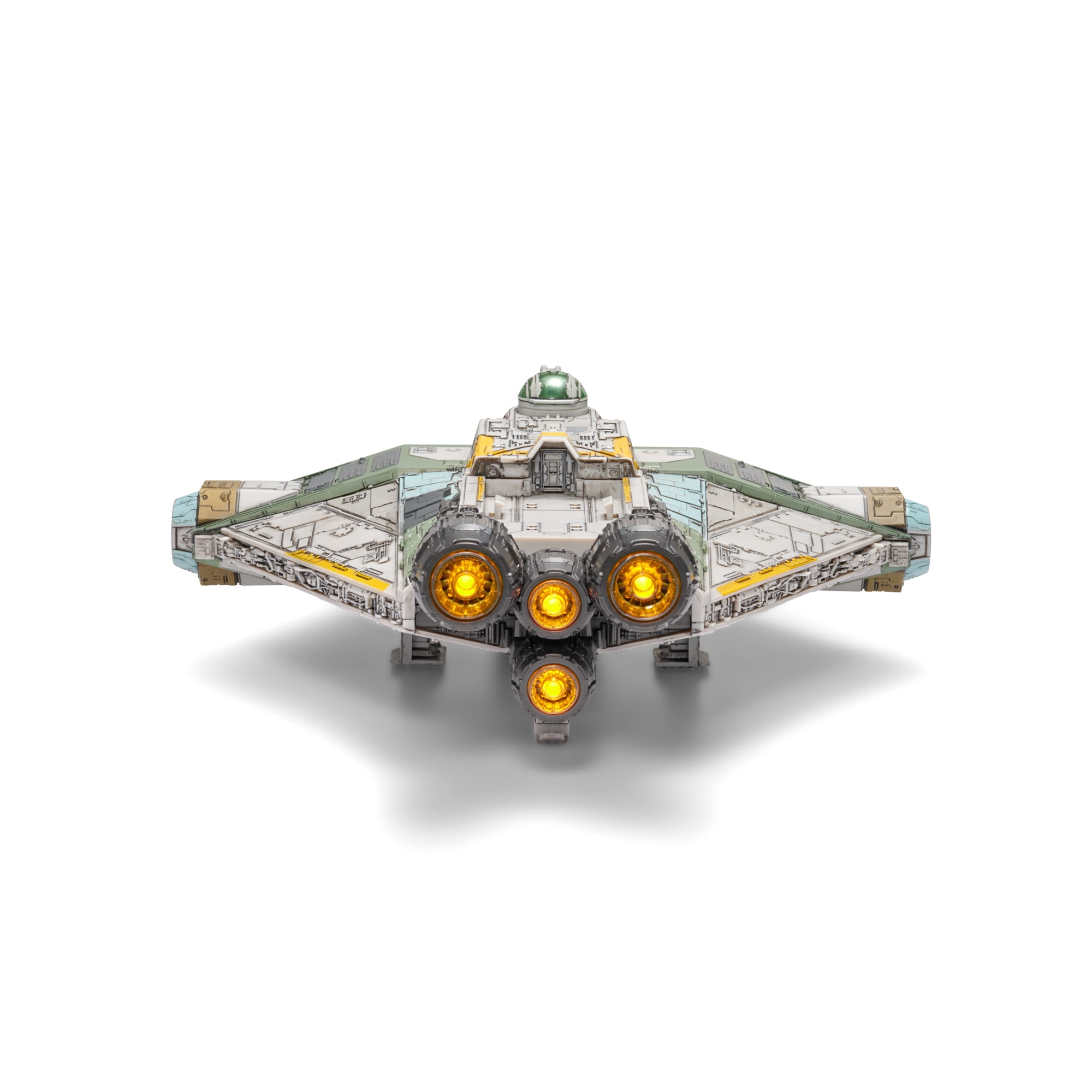Star Wars Micro Galaxy Ghost 15" Vehicle w/ Motion-Activated Lights, Sounds & 4 Micro Figures