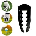 thumbnail image 2 of Golf Tee Height Adjustable Tool Precision Tee Height Setter for Consistent Swings, Durable Design, Easy-to-Use Golf Training Aid Black, 2 of 6