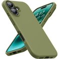 thumbnail image 1 of KOMI Designed for iPhone 16 Case,Shockproof Liquid Silicone Protective Phone Case with Soft Anti-Scratch Microfiber Lining Ultra Slim Drop Protection Phone Cover 6.1 inch Olive Green, 1 of 5