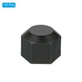 thumbnail image 3 of Uxcell Plastic Flare Cap Female Thread 5Pcs 45 Degree SAE Flare Tube Fitting Valve Cap 3/8" 10, 3 of 6