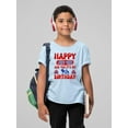 thumbnail image 2 of Happy July 4Th, 8Th Birthday T-Shirt Juniors -Image by Shutterstock,  Small, 2 of 4