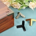 thumbnail image 4 of 8 Pcs Decorative Box Corner Covers, 32mm Metal Edge Guard, Yellow, 4 of 6