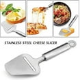 thumbnail image 3 of Cheese Slicer Stainless Steel, 8.5 Inch Cheese Knife Heavy Duty Plane Cheese Cutter, Shaver, Server For Semi Soft, Semi Hard Cheese, 3 of 6