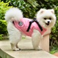 thumbnail image 2 of Pet Warm Jacket, Small Dog Vest, Harness Puppy Winter 2 in 1 Outfit Cold Weather Coat, 2 of 10