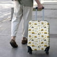 thumbnail image 3 of Cartoon Construction Vehicles Stars White Pattern Luggage Cover Fashion Suitcase Cover Baggage Covers Fit 25-28 Inch Luggage (Go Travel), 3 of 5