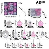 Christmas Ball Ornaments Xmas Plastic Stripe Hanging Ball For Christmas Tree Party Decoration Supplies