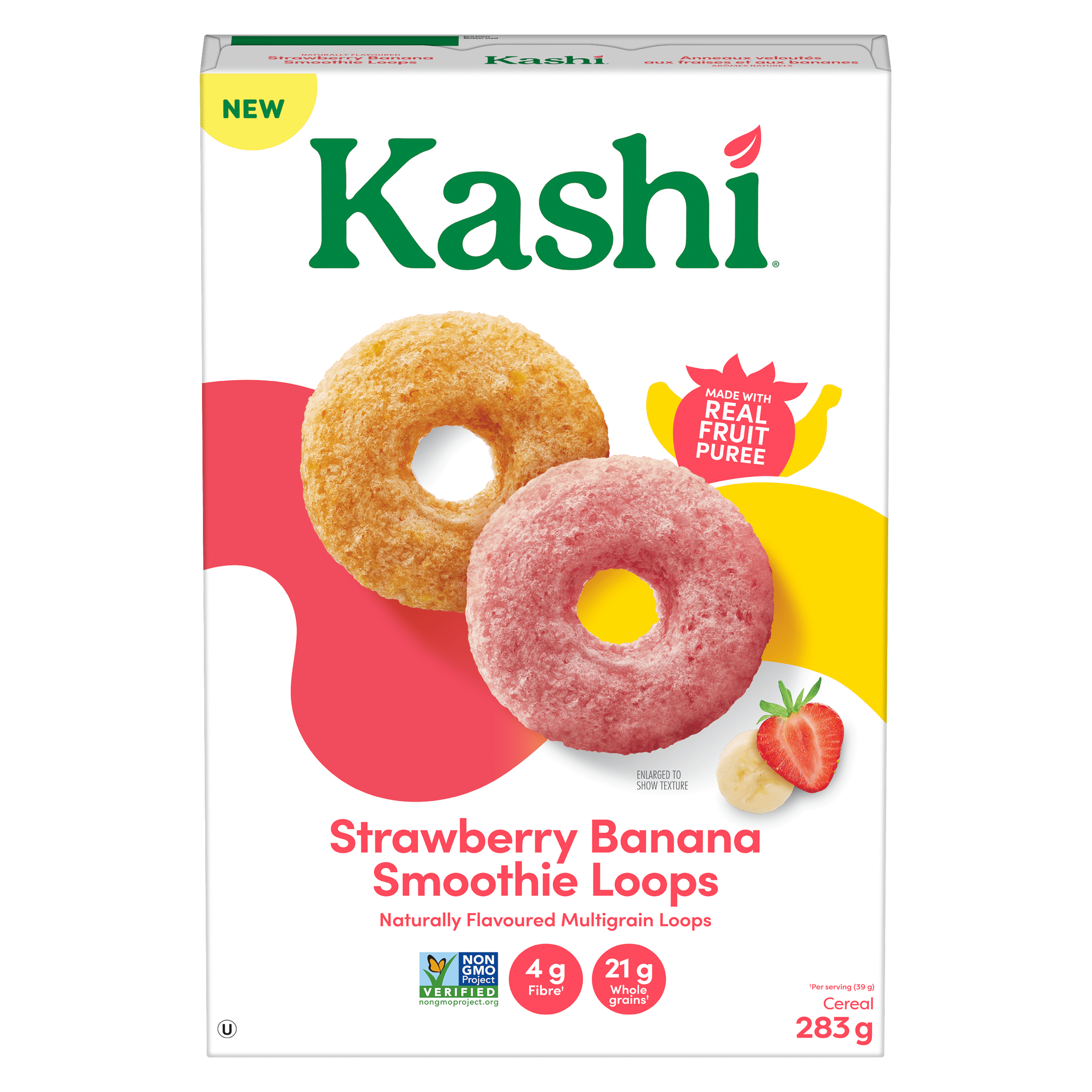 Kashi® Strawberry Banana Smoothie Loops Cereal 283g