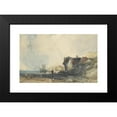 thumbnail image 2 of Charles Bentley 14x11 Black Modern Framed Museum Art Print Titled - View on the Coast at Deal (ca. 1846), 2 of 5