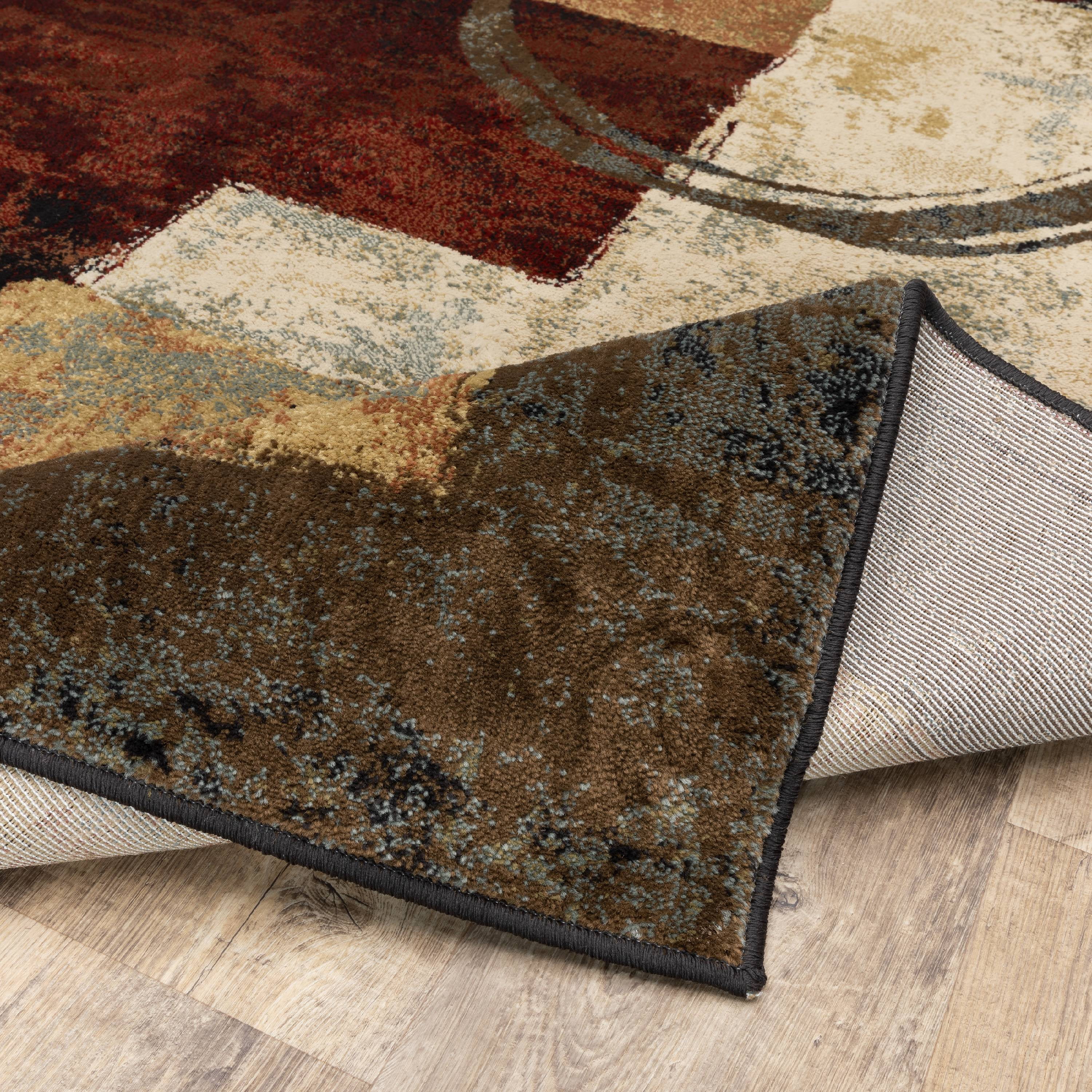Avalon Home Hamlet Abstract Contemporary Area Rug, Black