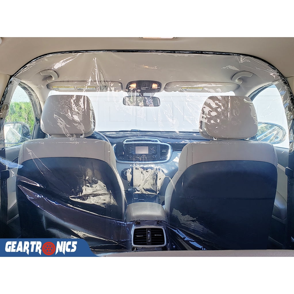 Car Taxi Uber Film Isolation Partition Transparent Super Shield Protective Cover 