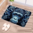 thumbnail image 5 of Monkey Polyester Non-Slip Machine Washable Floor Rug, for Office, Chair Rugs Included, 5 of 6