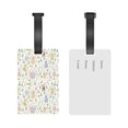 thumbnail image 5 of Kdxio Flower Rabbit Luggage Tags Privacy Cover ID Label Suitcase Tags Identifiers For School Bags,Suitcases, 5 of 7