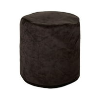 Majestic Home Goods Decorative Villa Storm Small Pouf Ottoman