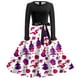 thumbnail image 3 of Vestidos de Verano 2025 Para Mujer, Cómodo Vestido Con Estampado Navideño, Sudaderas de Manga Larga, Vestidos Midi de Manga Larga Con Bolsillos, 3 of 3