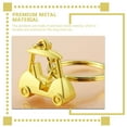 thumbnail image 3 of REOFLYUP 3Pcs Rust Proof Metal Pendant for Golf Cart Decoration Golden Mini Golf Cart Shape, 3 of 6