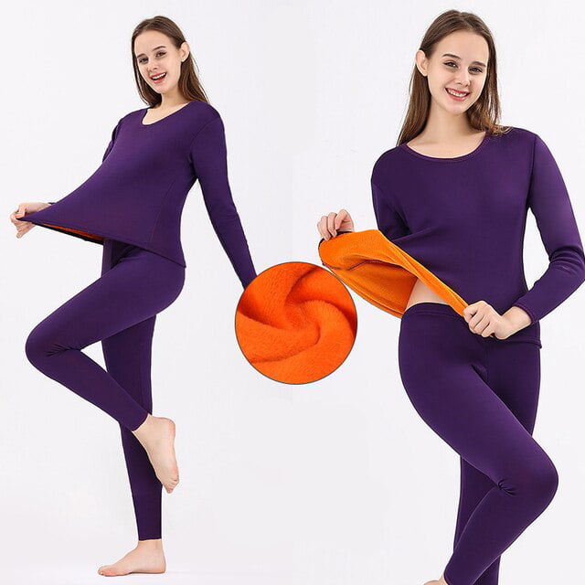 Ultra-thin Top+Long Johns Thermal Underwear For Women/Men Thermo Suit  Clothes